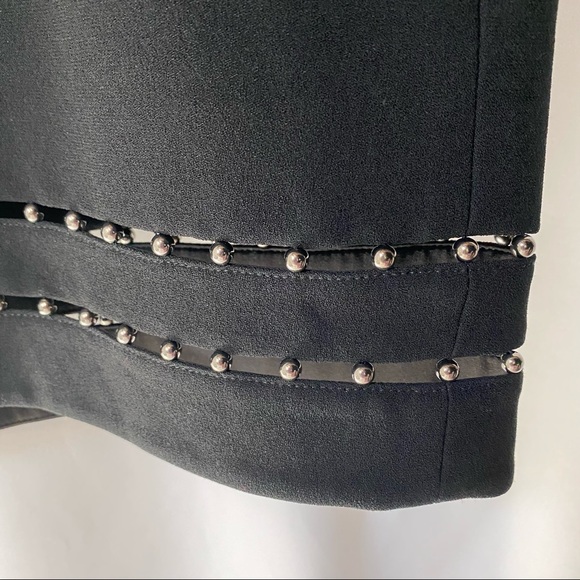 Ellie Tahari Little Black Dress LBD Midi Sheath - Picture 4 of 10